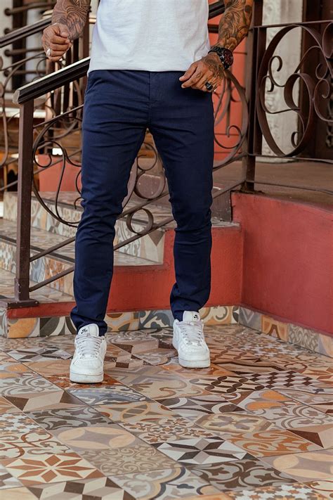 look masculino calça sarja azul marinho|Calca Azul Marinho Masculina em promoção na Netshoes!.